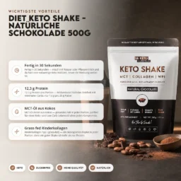 Diet Keto Shake – Natürliche Schokolade 500g