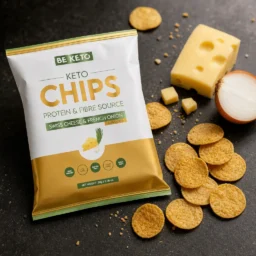 Keto-Chips – Schweizer Käse und Französische Zwiebeln 30g