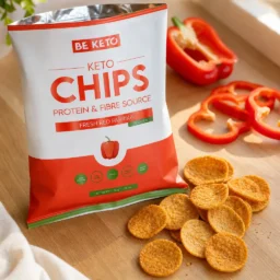 Keto-Chips – Frische Rote Paprika 30g
