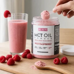 MCT-Öl-Pulver – Wilde Himbeere 300g