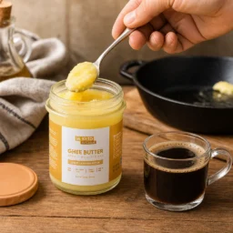 Ghee Geklärte Butter 240g – Lifestyle 3 Ghee Geklärte Butter 240g