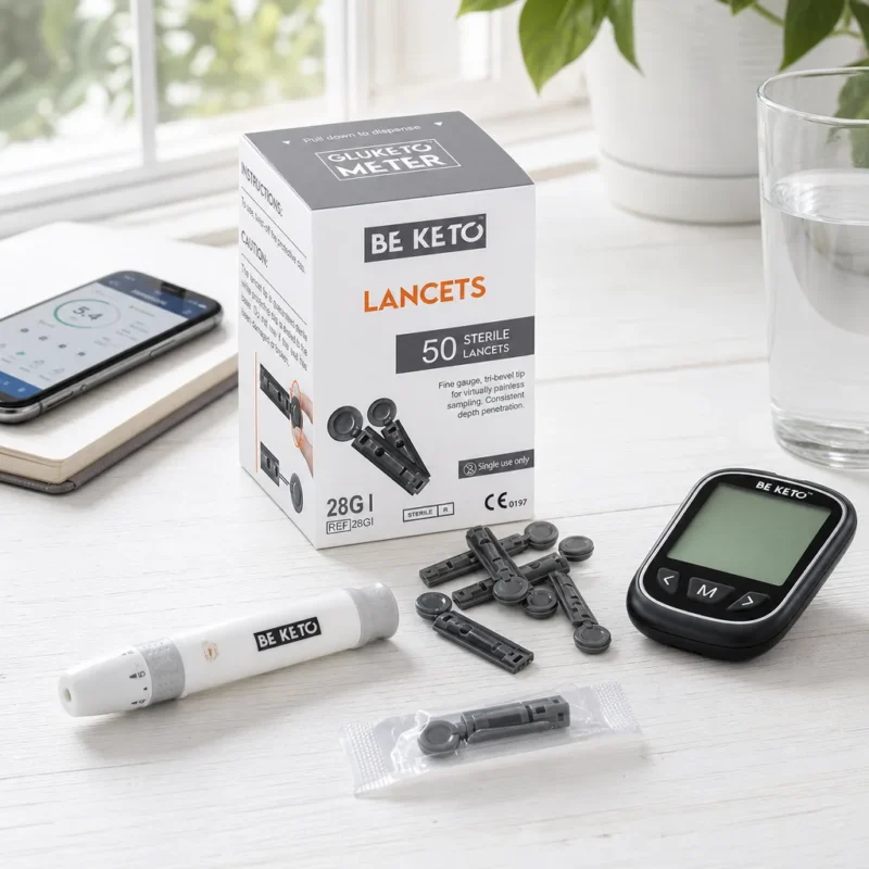 GluKeto Meter – Sterile Lanzetten 50 Stk.