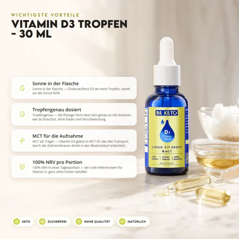 Vitamin D3 in Tropfen – 30ml