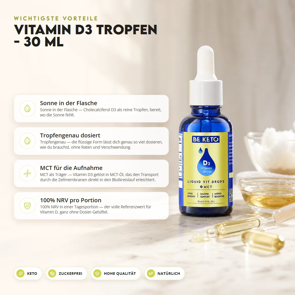 Vitamin D3 in Tropfen – 30ml