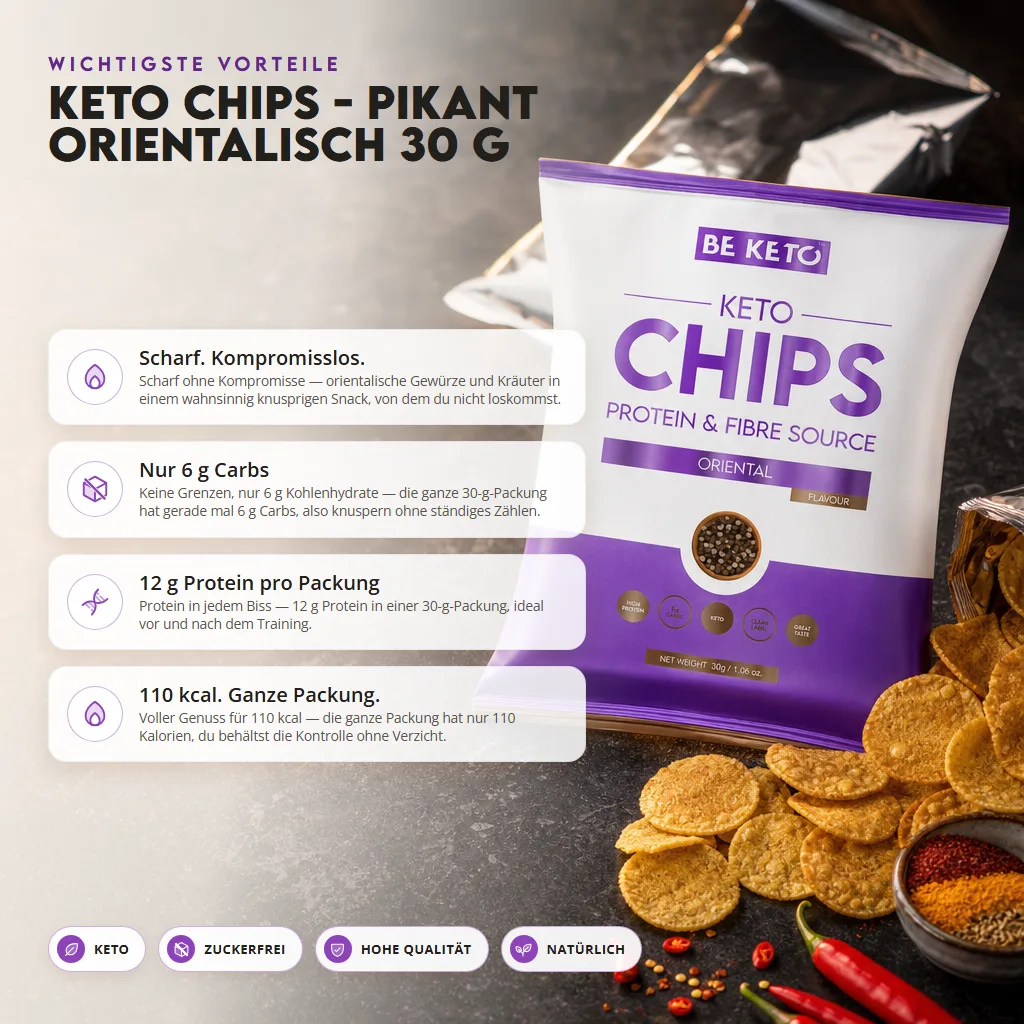 Keto-Chips – Pikant Orientalisch 30g