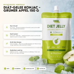 Konjac Diät-Gelee – Grüner Apfel 150g
