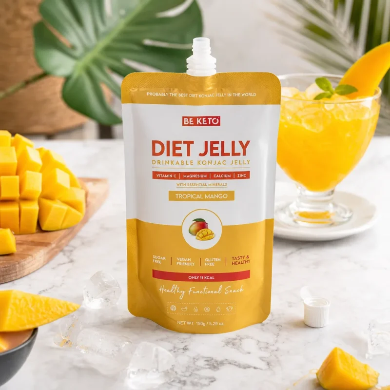 Konjac Diät-Gelee & Mineralien – Tropische Mango 150g