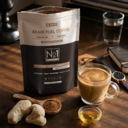 Instant Kaffee – Brain Fuel (MCT-Öl & Lion’s Mane) – Französische Vanille 250g – Lifestyle 2 Instant Kaffee – Brain Fuel (MCT-Öl & Lion’s Mane) – Französische Vanille 250g