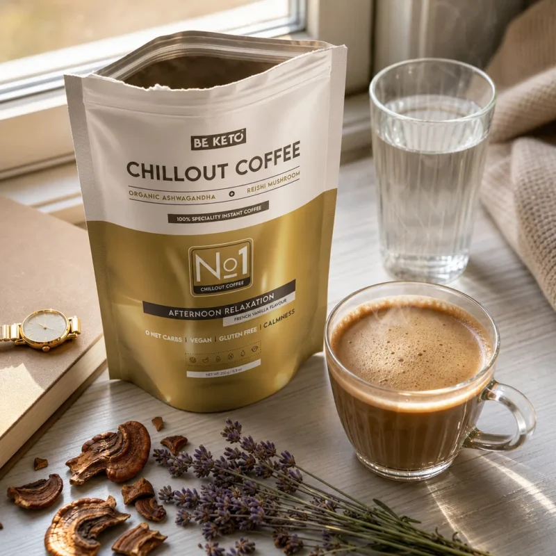 Instant Kaffee – Chillout (Reishi & Ashwagandha) – Französische Vanille 250g