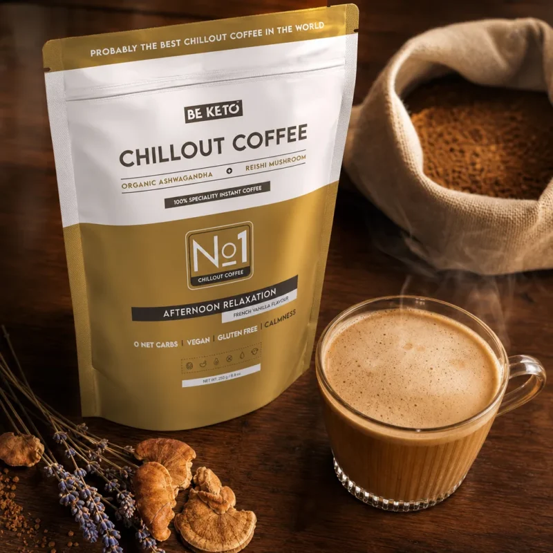 Instant Kaffee – Chillout (Reishi & Ashwagandha) – Französische Vanille 250g