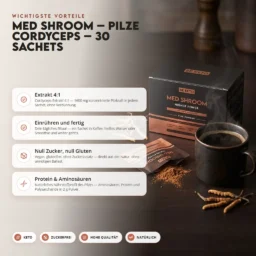 Med Shroom – Cordyceps Pilze – 30 Beutel