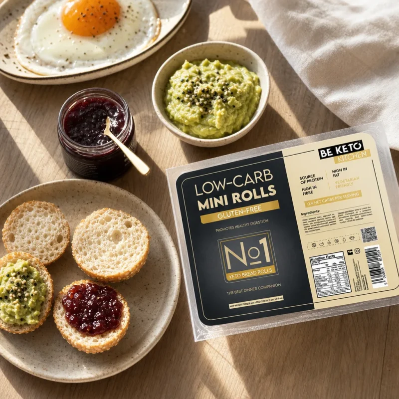 Keto Glutenfreies Mini-Brötchen 8x25g