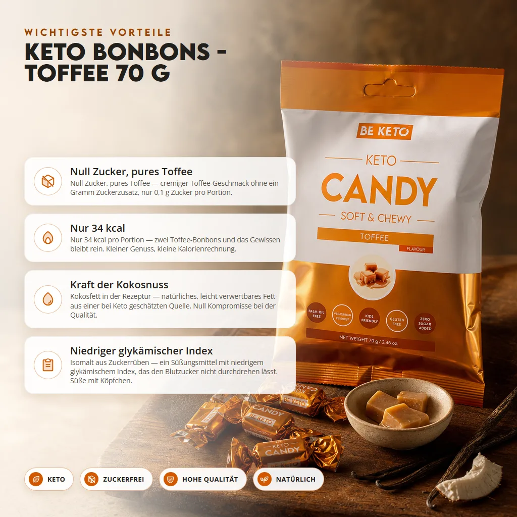 Keto Bonbons – Toffee 70g