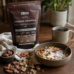 Keto BIO Granola – Kakao mit Schokostückchen 250g