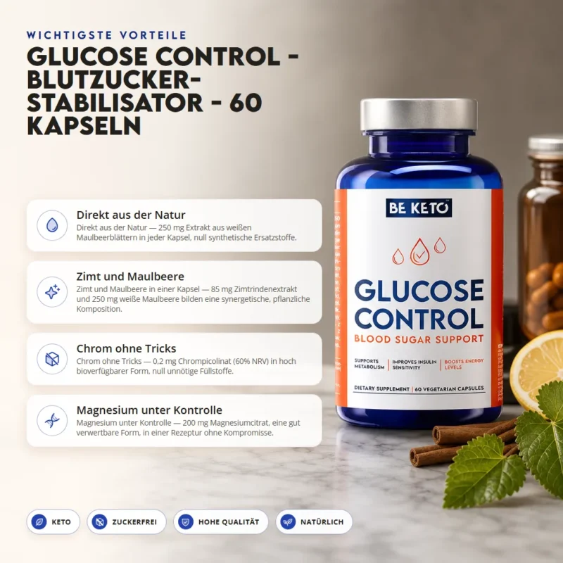Glucose Control – Blutzucker-Stabilisator – 60 Kapseln