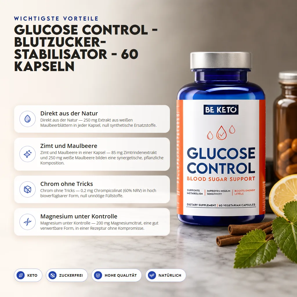 Glucose Control – Blutzucker-Stabilisator – 60 Kapseln