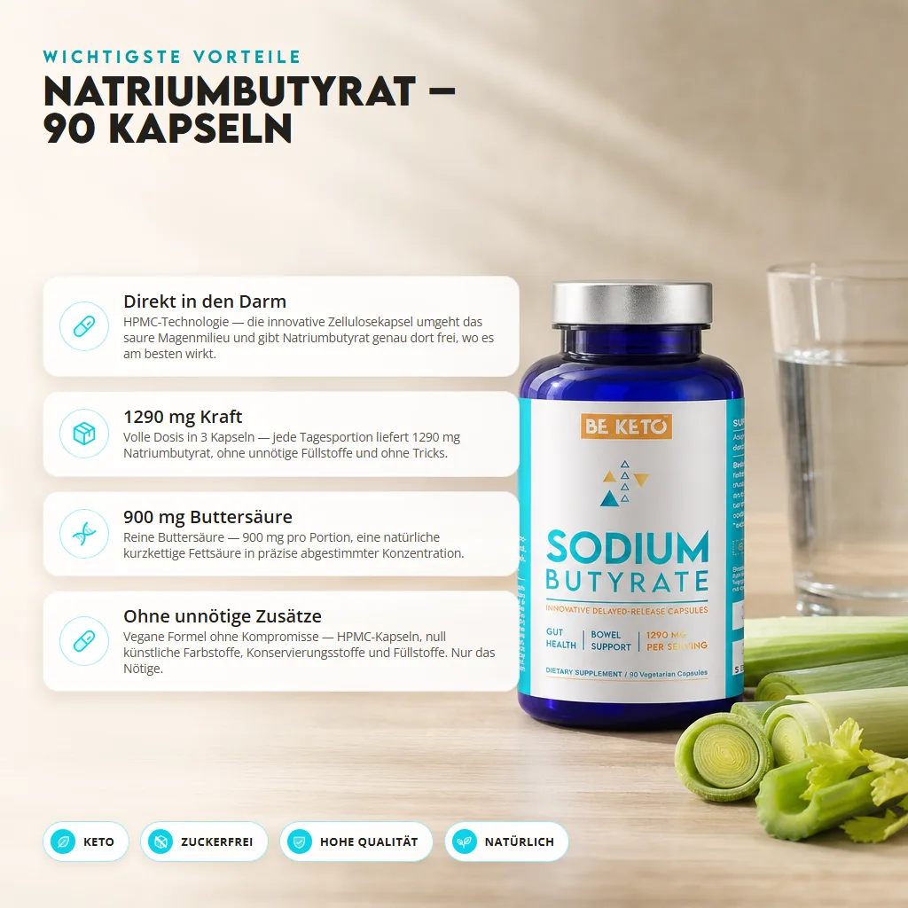 Natriumbutyrat – 90 Kapseln