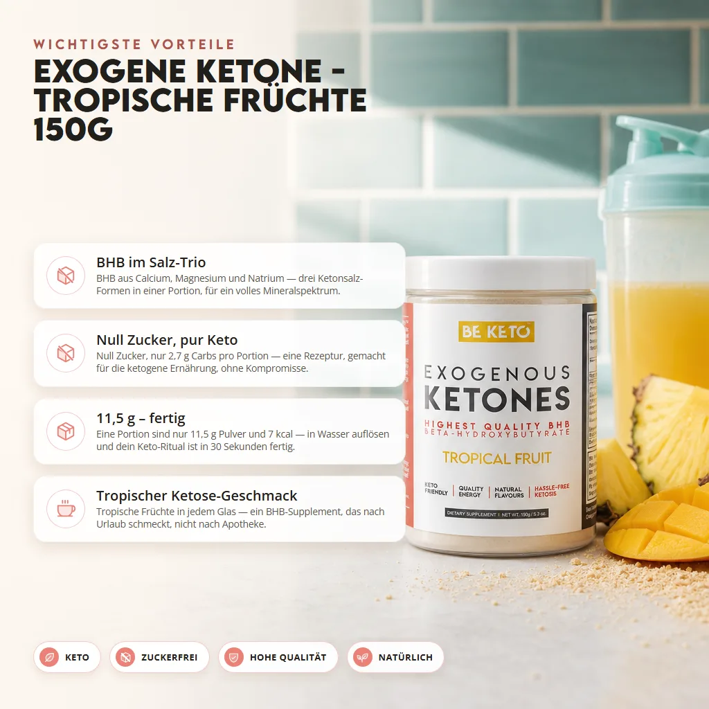 Exogene Ketone – Tropischen Früchte 150g