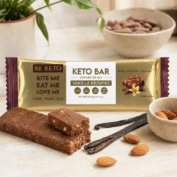 Keto Riegel – Vanille-Brownie 40g