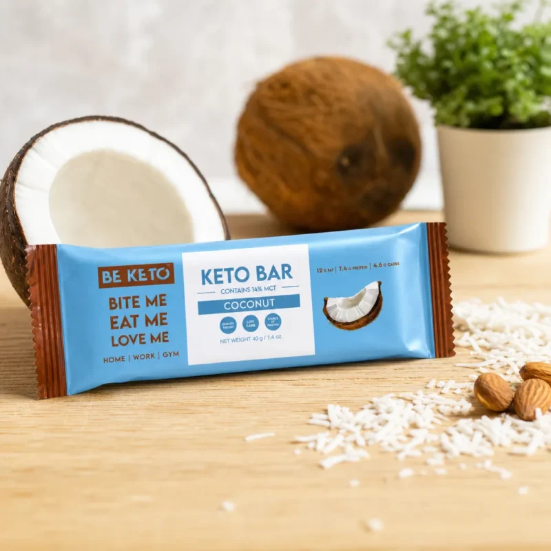 Keto Riegel – Kokosnuss in Schokolade 40g