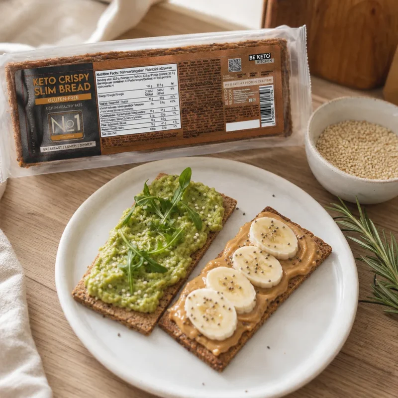Keto Knuspriges Brot 90g – Lifestyle 2 Keto Knuspriges Brot 90g