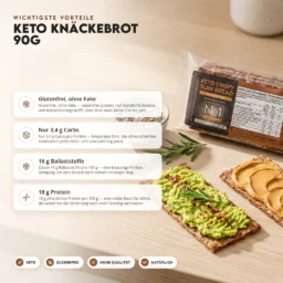 Keto Knuspriges Brot 90g – Benefit Keto Knuspriges Brot 90g