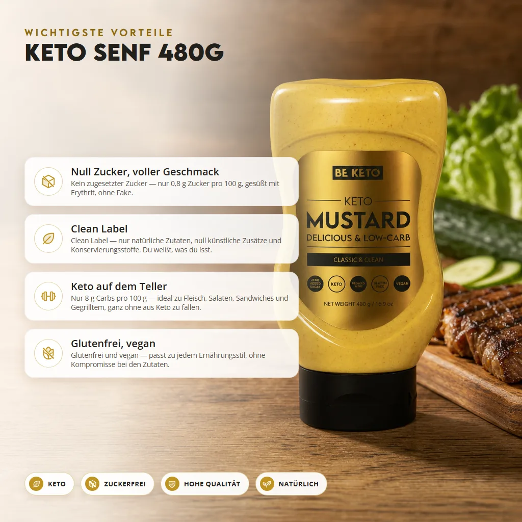 Keto Senf 480g