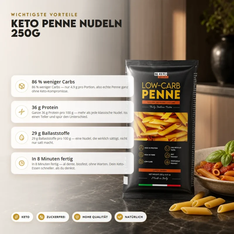 Keto Penne Nudeln 250g