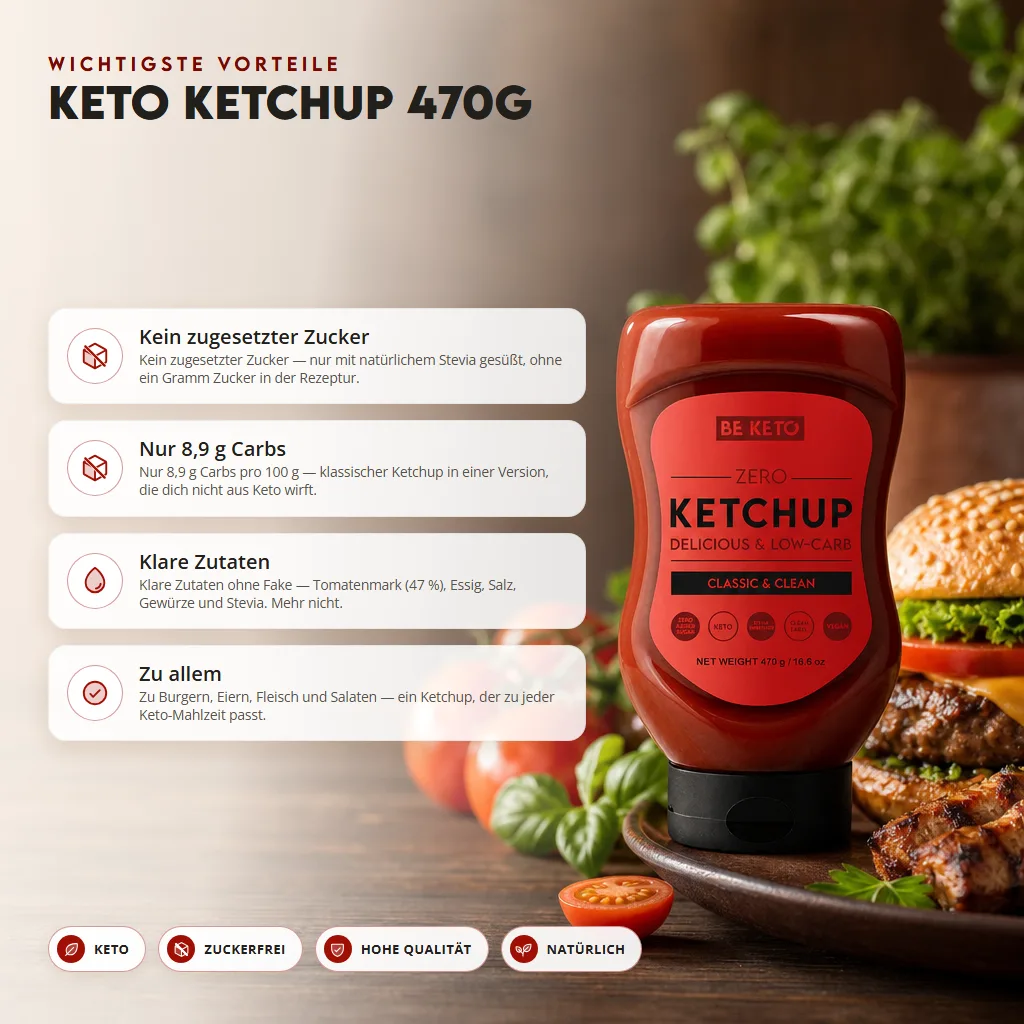 Keto Ketchup 470g