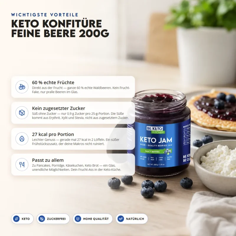 Keto Konfitüre – Fancy Beeren 200g