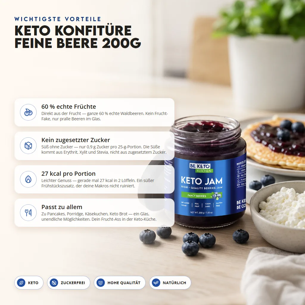 Keto Konfitüre – Fancy Beeren 200g