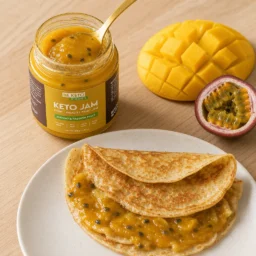 Keto Konfitüre – Mango & Maracuja 200g – Lifestyle 2 Keto Konfitüre – Mango & Maracuja 200g