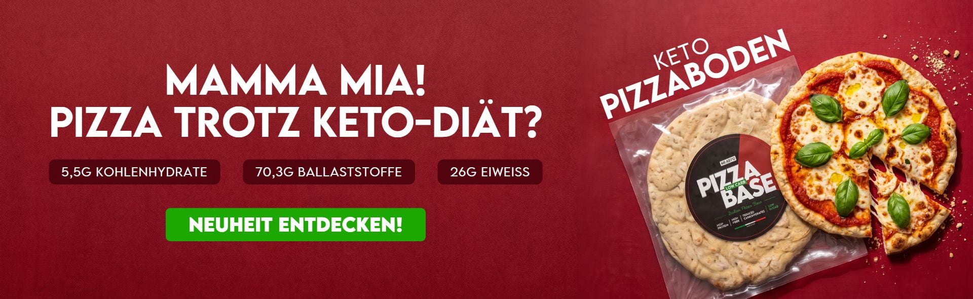 Keto Spod do Pizzy 190g Desktop DE